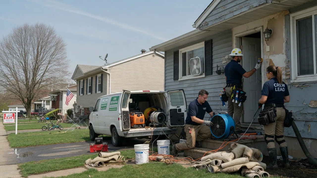 Flood Cleanup in Coatsburg, IL near me