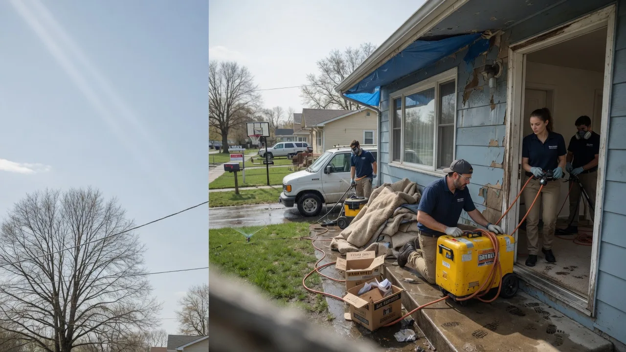 Basement Flood Cleanup in Coatsburg, IL near me
